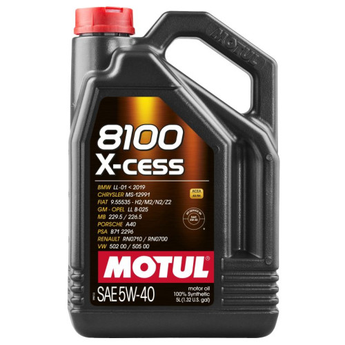 Ulei de motor Motul 8100 X-CESS 5W-40 5L