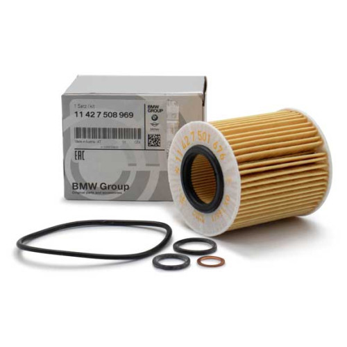 Set filtru ulei motor - BMW Seria 1 E81 E82 E87 E88, Seria 3 E46 E90 E91 E92 E93, Seria 5 E60 E61, X1 E84, X3 E83, Z4 E85