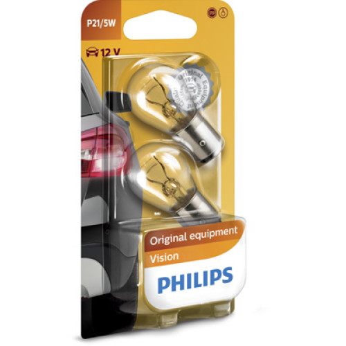 Set 2 becuri P21/5W 12V 21/5W Philips-blister