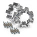 Distantiere Roti Atv SEGWAY Snarler AT6 AT5 LINHAI - 45mm 115 - 110 M12x1.25 - 150A454110S