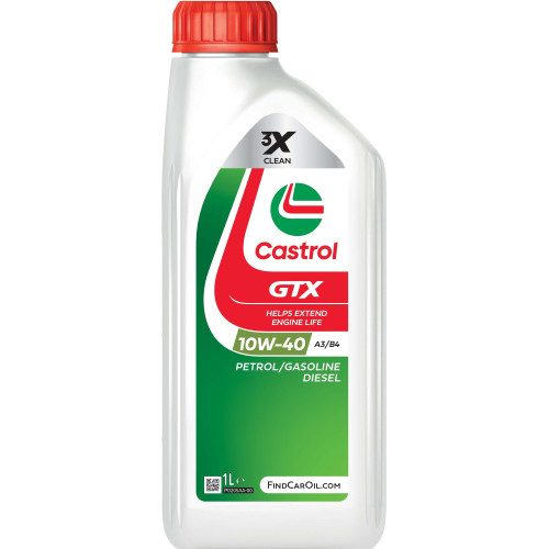 Ulei de motor Castrol GTX UltraClean A3/B4 10W-40 1L