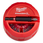 Set biți Milwaukee SHOCKWAVE IMPACT 15buc