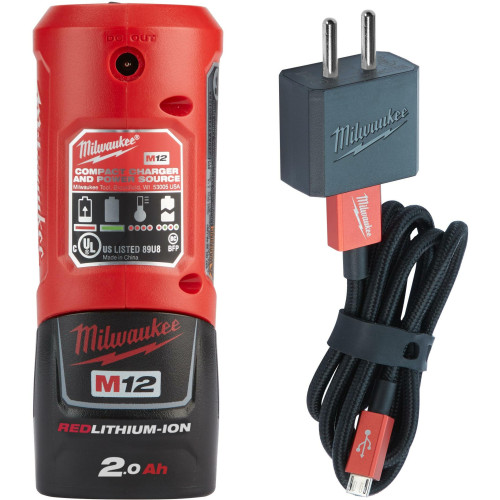 Incarcator compact M12 si cablu de alimentare