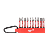 Set biți Milwaukee SHOCKWAVE IMPACT DUTY 10buc