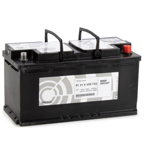 Baterie de pornire BMW AGM 12V 92Ah - 61216806755