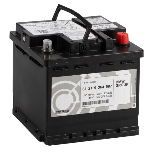 Baterie de pornire BMW AGM 12V 50Ah - 61219364597