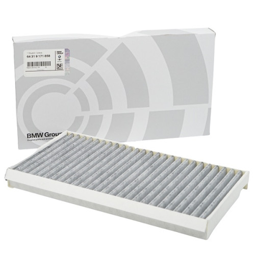 Microfiltru instalatie aer conditionat, carbon - BMW Seria 5 E60 E61, Seria 6 E63 E64