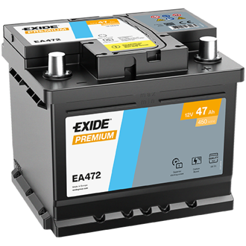 Baterie de pornire Exide Premium 12V 47Ah EN450 - EA472