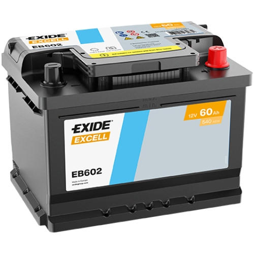 Baterie de pornire Exide Excell 12V 60AH EN520 - EB602