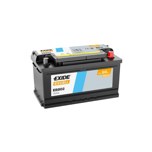 Baterie de pornire EXIDE Excell 12V 80Ah EN700A