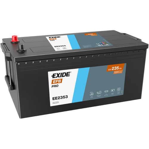 Baterie de pornire EXIDE EFB PRO 12V 235Ah EN1200A