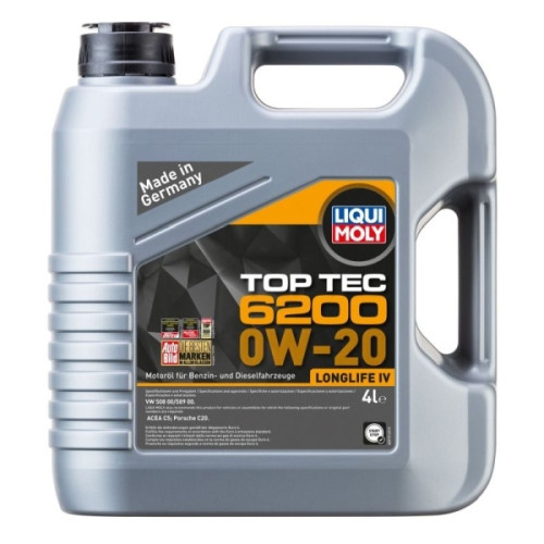 Ulei de motor Liqui Moly Top Tec 6200 0W-20 4L