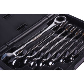 Set de chei combinate cu clichet 8 - 19mm 8buc