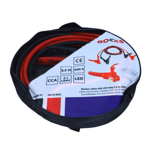 Cablu de pornire cu led 3.5M 400A