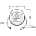 COMPRESOR AUTO 12V 120 W CU AFISAJ  