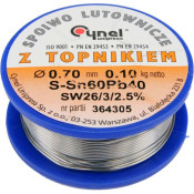 Fludor, cositor SN60PB40 0,7/100g