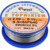 Fludor, cositor SN60PB40 2/100g
