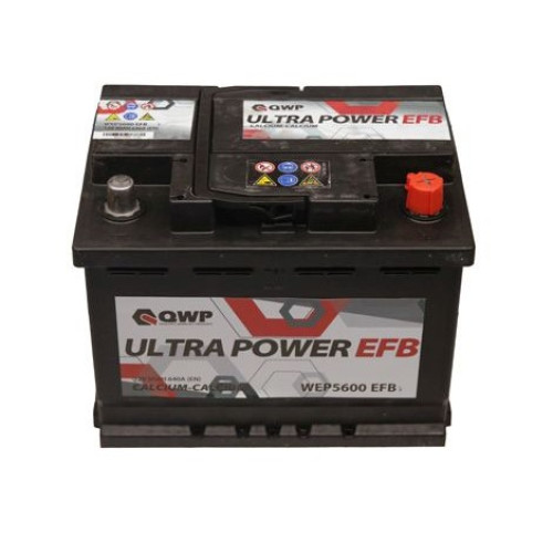 Baterie de pornire QWP Ultra Power EFB 12V 60Ah EN640A