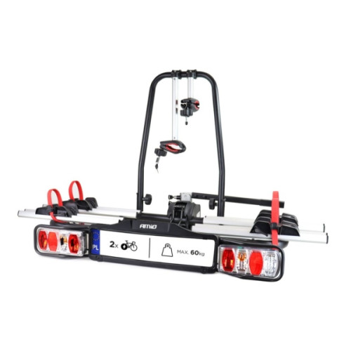 AMIO AMIO02585 - Suport biciclete pe carlig pentru biciclete electrice (max. 2 biciclete)