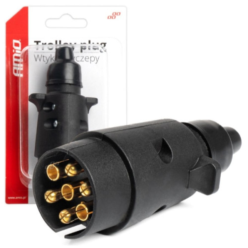 AMIO AMIO03215 - Fisa electrica remorca 7 pini ambalaj blister