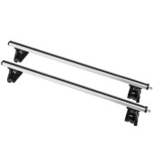 AMOS AMOS6116 - Bare portbagaj plafon aluminiu AERO 1.6 m cu incuietoare (set 2 buc)