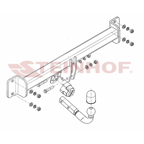 Steinhof STB-056 - Carlig remorcare BMW X3 01/2004-11/2010