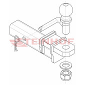 Steinhof STZK-5 - Ansamblu sfera carlig - adaptor pentru cuple americane (D=16.5 kN)