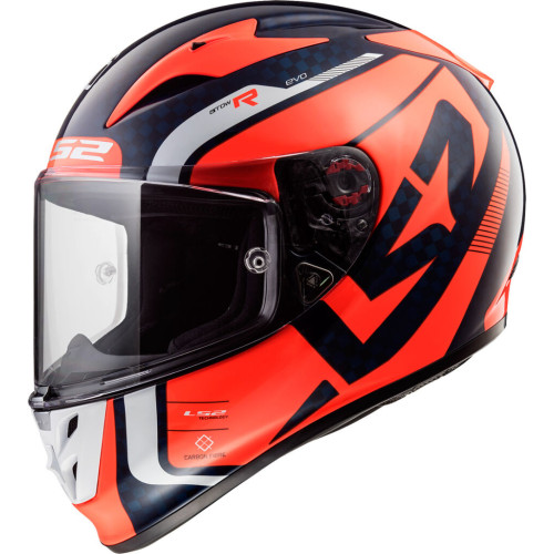 LS2 FF323 ARROW C EVO STING BLUE FLUO ORANGE XXL