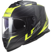 LS2 FF800 STORM NERVE MATT BLACK H-V YELLOW XXL