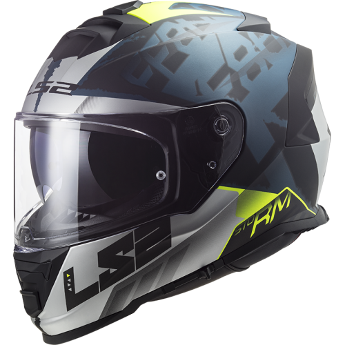 LS2 FF800 STORM SPRINTER M.BLACK SILVER COBALT XS