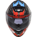 LS2 FF800 STORM SPRINTER BLACK RED TITANIUM XS