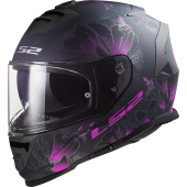 LS2 FF800 STORM BURST MATT BLACK PINK XL