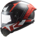 LS2 FF805 THUNDER C RACING1 GL.RED WHITE XL