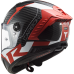 LS2 FF805 THUNDER C RACING1 GL.RED WHITE XL