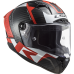 LS2 FF805 THUNDER C RACING1 GL.RED WHITE XL