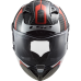 LS2 FF805 THUNDER C RACING1 GL.RED WHITE XL
