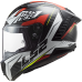 LS2 FF805 THUNDER C CHASE GLOSS WHITE RED XXL