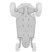 XRW SKID PLATES KIT ALU - POLARIS RZR4 TURBO 2019