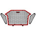 XRW KIT RADIATOR PROTECTION RED - POLARIS RZR PRO XP