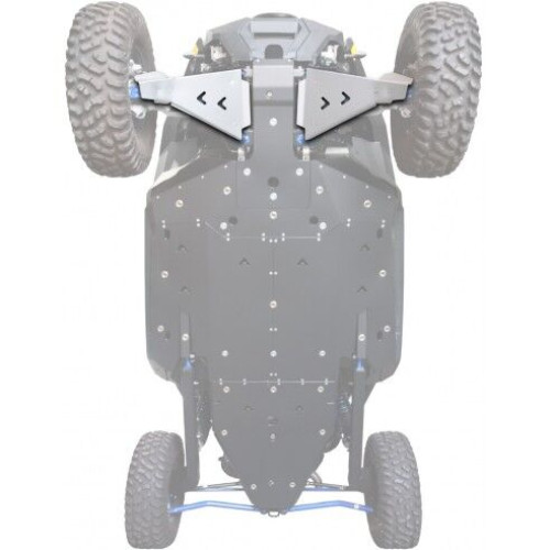 XRW FRONT A-ARM GUARDS ALUM - RZR PRO XP
