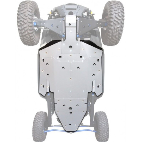 XRW SKID PLATES KIT ALU - POLARIS RZR PRO XP