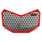 XRW Protecție radiator aluminiu roșie - Can-Am Maverick X3