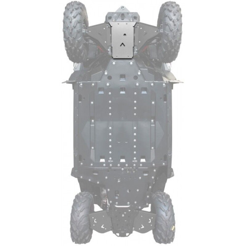 XRW FRONT DIFF SKID PLATE ALU - CAN-AM MAVERICK TRAIL