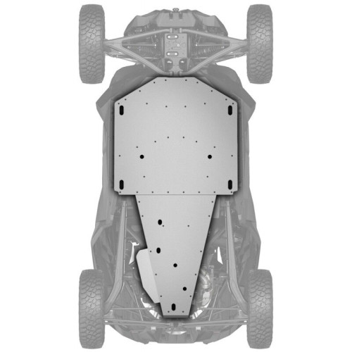 XRW Kit scuturi protecție ALU 6mm - Can-Am Maverick R (2024+)