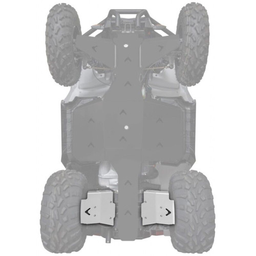 XRW Protecții brațe suspensie spate aluminiu - Polaris Sportsman 570