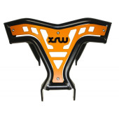 XRW FRONT BUMPER X16 BLACK - PHD ORANGE