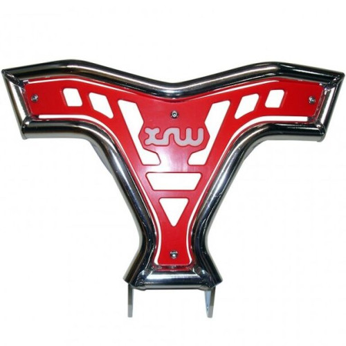 XRW FRONT BUMPER X16 POLISHED PHD RED