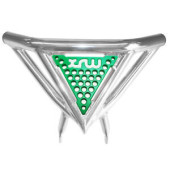 XRW FRONT BUMPER XR10 POLISHED PHD GREEN