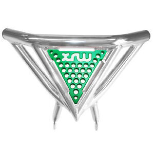 XRW FRONT BUMPER XR10 POLISHED PHD GREEN