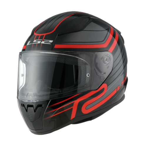 LS2 FF353 RAPID II CIRCUIT BLACK RED-06 M